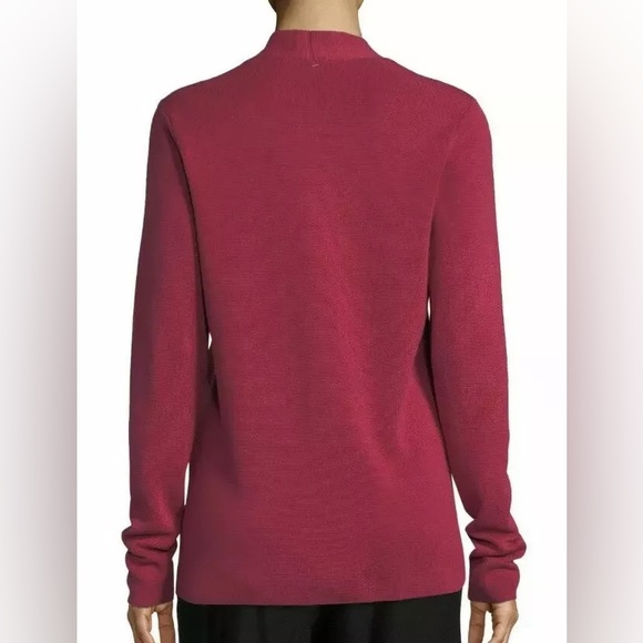 EILEEN FISHER Angle-Front Silky Tencel Cardigan - Picture 6 of 6